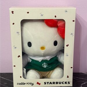 Starbucks Hello Kitty Plush Box with Red and Black Accents